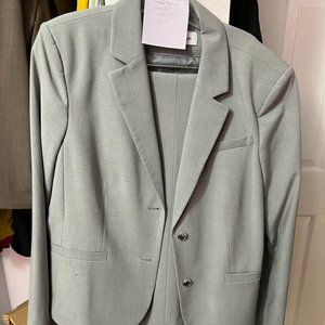 Women's Calvin Klein Gray Suit